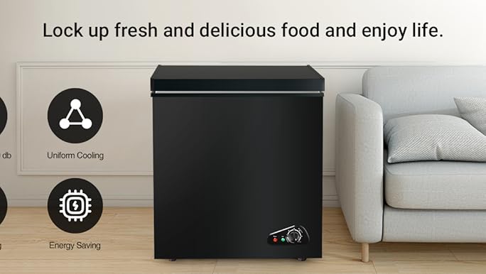 Amazon.com: Mini Chest Freezer 3.5 Cu.Ft, Small Top Door
